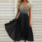 🌞Summer Essentials👗 Women's Summer V-Neck Printed Patchwork Dress