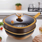 🍳[Titanium Extreme Non-Stick Frying Pan] Revolusjon i kjøkkenet, enkel matlaging uten oljerøyk!