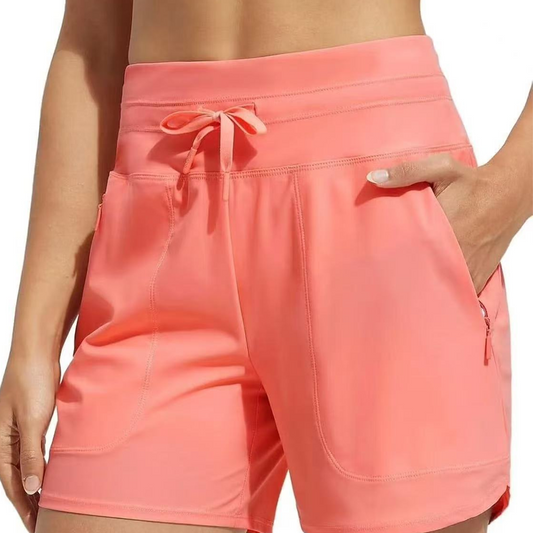⏰Begrenset tid Rabatt☀️Schnell tørkende badeshorts med høy midje for kvinner💯