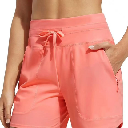 ⏰Begrenset tid Rabatt☀️Schnell tørkende badeshorts med høy midje for kvinner💯
