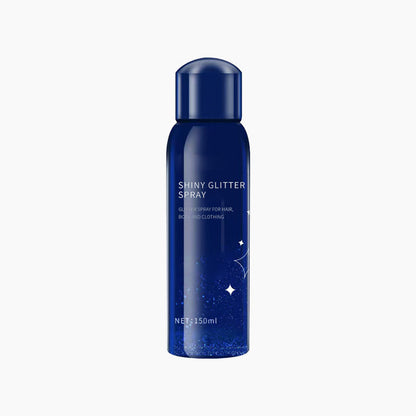 Langvarig, skinnende glitterspray for kroppen