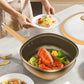 🔥 50 % RABATT! 🍳✨ 12-tommers titanlegering non-stick gryte med lokk 🍲💫
