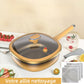🔥 50 % RABATT! 🍳✨ 12-tommers titanlegering non-stick gryte med lokk 🍲💫