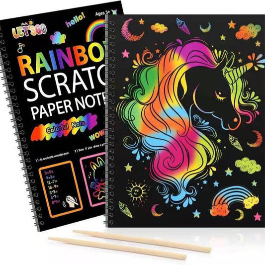 ✨Kreativ regnbue-kladdekunstnotatbok