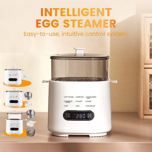 🎁 2026 Nytt design 🥚✨ Mini multifunksjonelt eggkokesett med smart berøringspanel