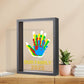 Familiehåndavtrykk-sett🖐️🎨 | Rammesett til minne for 2–8 personer | Giftfri maling inkludert 🎁✨