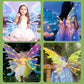🧚‍♀️💫 50% KORTING! Alsof Tinkerbell zelf haar vleugels heeft uitgeleend! Deze elektrische feeënvleugels flapperen vanzelf, gloeien in het donker, en veranderen van kleur alsof er magie in de stof zit!