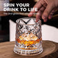 🔥 3x rabatt! 360° roterende whiskyglass – magisk design i bevegelse ✨🥃