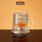 🔥 3x rabatt! 360° roterende whiskyglass – magisk design i bevegelse ✨🥃