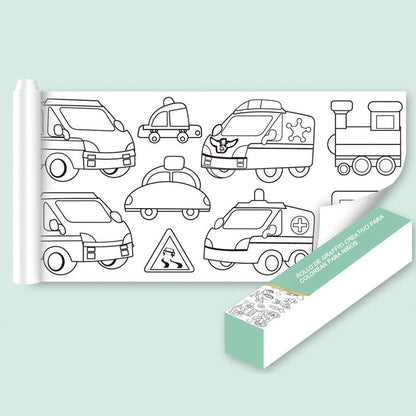 🌱🖍️ 50% RABATT! 3 meter med kreativ moro – tegning, klistremerker og historier i ett! Barnets finmotorikk, fantasi og selvtillit vokser for hver centimeter. Dette er ikke bare fargelegging – dette er magi! ✨