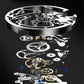 ⌚Time-Limited 50% OFF NOW! 🔥Men's Waterproof Roman Skeleton Automatic Mechanical Watch
