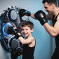 🥊 50 % RABATT NÅ! Interaktiv smart musikkboksmaskin – Bluetooth-musikk, veggmontert boksetrener med 3 hastighetsmoduser, hjemmetrening og reaksjonstrening for barn og voksne