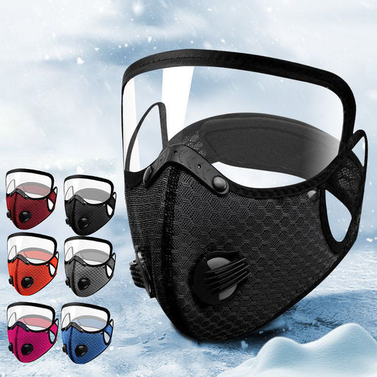 🏍️ TIDSBEGRENSET – 50% RABATT! ✨ Vindtett motorsykkelmaske og briller – Anti-UV, 5-lags filter, justerbar 🔧