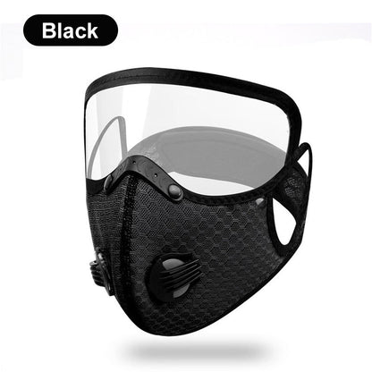 🏍️ TIDSBEGRENSET – 50% RABATT! ✨ Vindtett motorsykkelmaske og briller – Anti-UV, 5-lags filter, justerbar 🔧