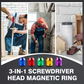 🧲 50% RABATT! 3-i-1 Magnetisk Ring for Skrutrekkerbits – Magnetiser & Avmagnetiser på Sekunder! ✨ Dobbel Magnetkraft – Holder Bits & Skruer Sikkert. 🔧 Slitesterk Aluminium – Kjøp 3 for 10% Ekstra Rabatt! 🛠️