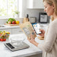 ⚖️📊 Digital kjøkkenvekt – måler 19 næringsverdier og kalorier via app, 5 kg rustfritt stål 🥗✅ for sunt kosthold og vekttap