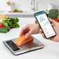 ⚖️📊 Digital kjøkkenvekt – måler 19 næringsverdier og kalorier via app, 5 kg rustfritt stål 🥗✅ for sunt kosthold og vekttap