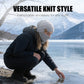 Vintervarm lue med ansiktsbeskyttelse