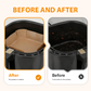 🔥 50 % RABATT! 🍗 Engangs bakepapir for varmluftsovner – non-stick-belegg, varmebestandig, perfekt til Airfryer. 🛡️💨