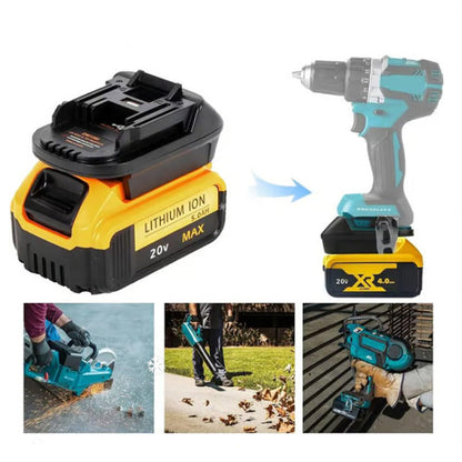 📢📢50% RABATT!! ⏰🔌 Litiumbatteriadapter for 18V batteriverktøy – enkel montering og stabil strømtilkobling