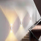 Smart LED-bevegelsessensor-nattlampe, dimbar RGB-vegglampe med fargeendring, USB-oppladbar gradient-magnetisk klebelys for soverom, gang og entré – hjemmebelysning og dekor
