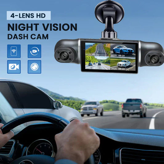 🔥 2026 HIT-SALG 💞 50K+ SOLGT! 📹🚗 360° Eagle Eye-parkeringskamera – Full oversikt, ingen blindsoner. 1080P HD, løkkepreopptak (loop-opptak). Parker med selvtillit! 🛡️🌙