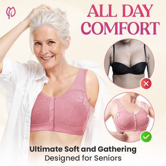 👙 50% RABATT PÅ BØYLELØS BH! ✨ Lukking foran, full dekning og ingen merker – perfekt komfort for kvinner over 50 – ideell til daglig bruk