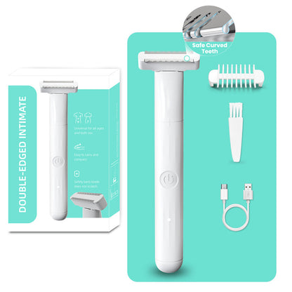 ⚡ Vanntett elektrisk barbermaskin med dobbelthode for kroppen – total barbering, også under dusjen! 💧🪒
