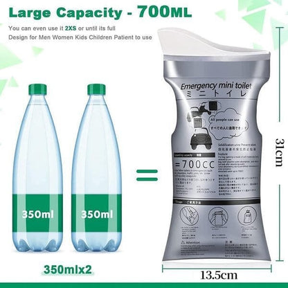 💥 HETTSALG – 50 % RABATT 🔥 700 ml bærbare reise-urinflasker