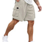 🌀 Sommerens hete salg 💨 50K+ SOLGT! 💝 Avslappet passform sommer cargo-shorts for menn