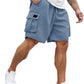🌀 Sommerens hete salg 💨 50K+ SOLGT! 💝 Avslappet passform sommer cargo-shorts for menn
