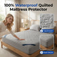 🛏️ 50% RABATT! Vattert Vanntett Madrassbeskytter – Beskytter Mot Søl & Flekker! ✨ Myk & Pustende – Perfekt for En God Natts Søvn. 🔒 Dyb Lomme – Sitter Godt På Plass. Kjøp 3 for 10% Ekstra Rabatt! 🏠