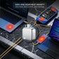 🔋⚡ 140W hurtigladeadapter med KI-gjenkjenning – kobler automatisk fra når batteriet er fullt – kompatibel med Apple og Android – beskytter mot overlading