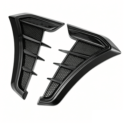 🏎️ 50 % RABATT NÅ!🔥 Ventilasjonsklistremerker til bilens sidekjørestykker – Sporty design og ripebeskyttelse – Universell dekorlist i TPU ✨