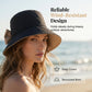 👒 BEGRENSET TILBUD – 50 % RABATT! ✨ Damehatt med bred brem og sløyfe – Sammenleggbar, 360° beskyttelse 🎀