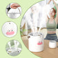 💨🏠 2L stille USB-fukter – Bærbar bordtåkemaker, 280 ml/t fin tåke, 35 dB lydløs, søt pølsemunn-design for soverom, kontor og barnerom