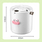 💨🏠 2L stille USB-fukter – Bærbar bordtåkemaker, 280 ml/t fin tåke, 35 dB lydløs, søt pølsemunn-design for soverom, kontor og barnerom