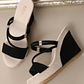 Sandaler med kilehæl for damer