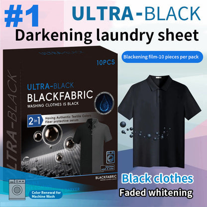 Ultra-svarte klesmørkningsark