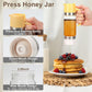💥 SISTE DAG – 60% RABATT! 🍯✨ 9 oz (255 ml) dryppfri glassdispenser for honning & sirup – perfekt til søte pålegg uten søl! 🍯🧴