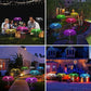 🌈💡 Halv pris! 7 farger skifter gradvis – solcelle-manetlys med vannavstøtende design