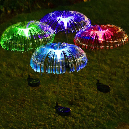 🌈💡 Halv pris! 7 farger skifter gradvis – solcelle-manetlys med vannavstøtende design