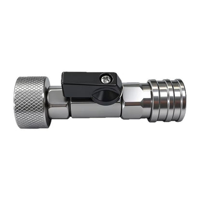 🧹 Forbedr rengjøringen din! Slangeadapter i rustfritt stål, monteres uten verktøy til lav pris!