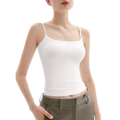 ✨ Elegant camisole med fin stropp! Glatter magen og passer til alle antrekk – supertilbud!