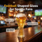 🥳2026 HETT SALG🥳💞OVER 50 000 SOLGT!⚽🍺 50% RABATT! Fotballformet ølglass – 400ml/600ml, strukturert grep, stabil base. Perfekt til kampkvelder! 🏆✨