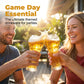 🥳2026 HETT SALG🥳💞OVER 50 000 SOLGT!⚽🍺 50% RABATT! Fotballformet ølglass – 400ml/600ml, strukturert grep, stabil base. Perfekt til kampkvelder! 🏆✨