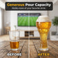 🥳2026 HETT SALG🥳💞OVER 50 000 SOLGT!⚽🍺 50% RABATT! Fotballformet ølglass – 400ml/600ml, strukturert grep, stabil base. Perfekt til kampkvelder! 🏆✨