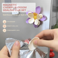🌸📦 Sett med magnetiske klemmer i kirsebærblomstdesign til matposer – sikker lukking, unik stil! 🧲✨