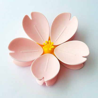 🌸📦 Sett med magnetiske klemmer i kirsebærblomstdesign til matposer – sikker lukking, unik stil! 🧲✨