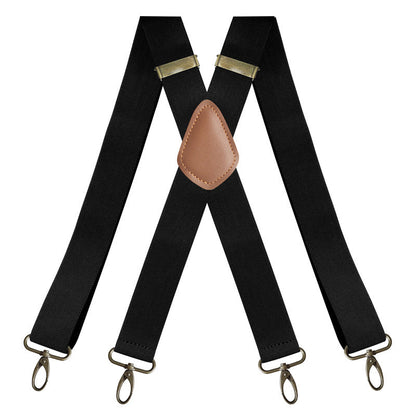 🔥 50% RABATT! Stilige & Justerbare Lærseler i X-Design – Avtakbare Klips & Antikke Bronsespenner! 👔 Perfekt for Dressbukser, Jeans & Chinos – Gir Komfort & Støtte Hele Dagen. 🎨 10 Farger